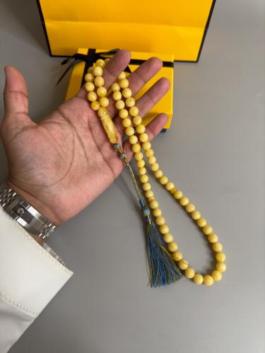 سبحه كهرمان حر  سوبر صافي طبيعية