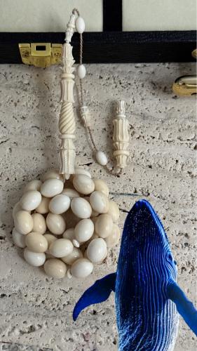 سبحة عاج حوت العنبر