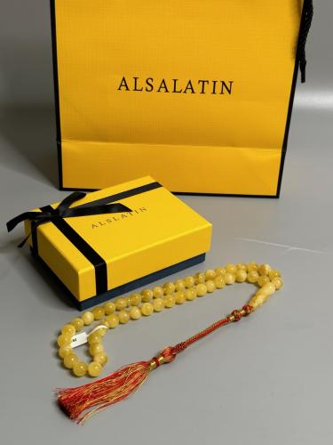 سبحه كهرمان حر  سوبر صافي طبيعية