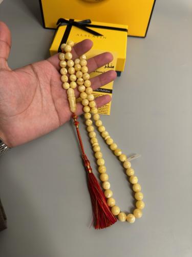 سبحه كهرمان حر  سوبر صافي طبيعية