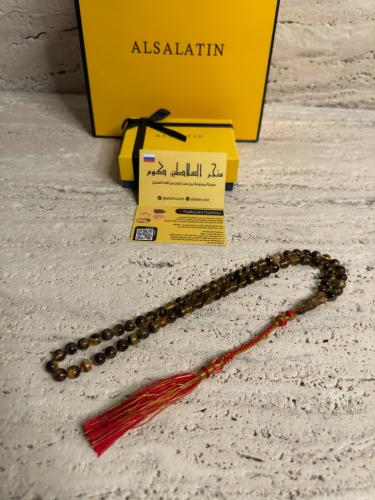 سبحه كهرمان حر شوائب طبيعية