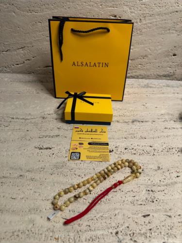 سبحه كهرمان حر شوائب طبيعية