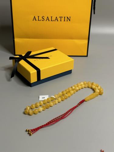 سبحه كهرمان حر  سوبر صافي طبيعية