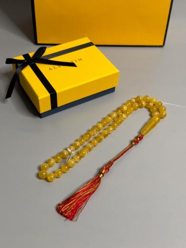 سبحه كهرمان حر  سوبر صافي طبيعية