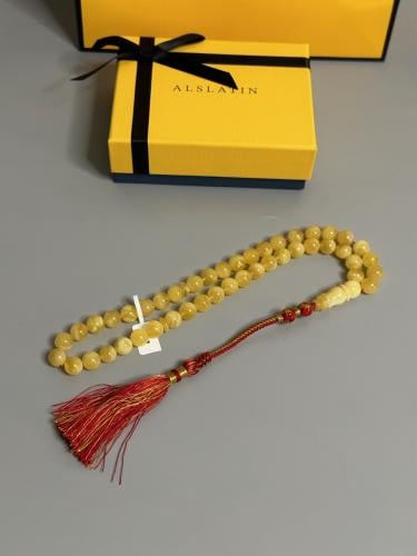 سبحه كهرمان حر  سوبر صافي طبيعية