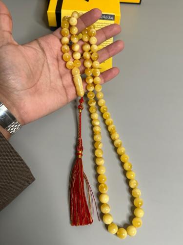 سبحه كهرمان حر  سوبر صافي طبيعية