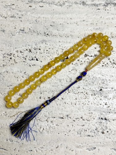 سبحه كهرمان حر شوائب طبيعية