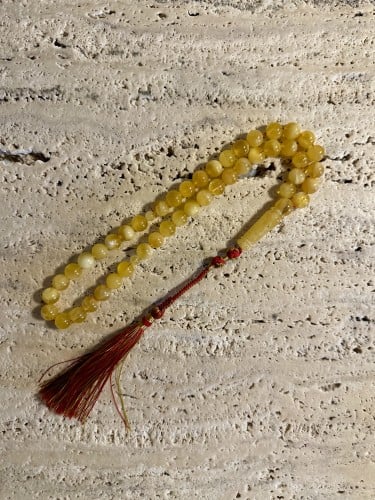 سبحه كهرمان حر  طبيعية