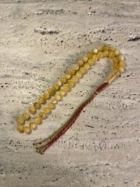 سبحه كهرمان حر  طبيعية