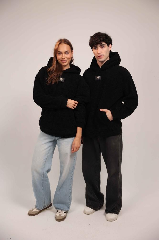 Product Background-هودي اسود فرو