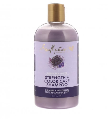 Sheamonster Purple Rice Water Shampoo for Strengthening Curly Colored Hair.