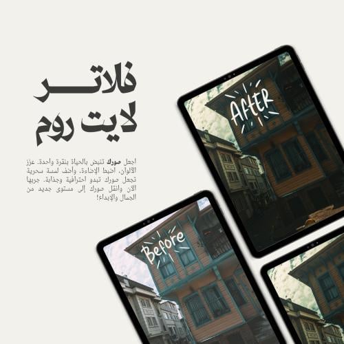 فلاتر لايت روم + دورة اساسيات