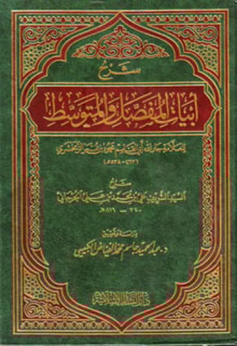 شرح أبيات المفصل والمتوسط للزمخشري