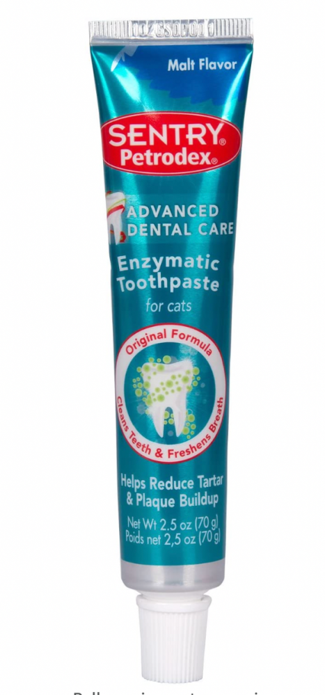 Petrodex Dental Kit for Cats Malt Flavor Toothpaste 2.5 Oz