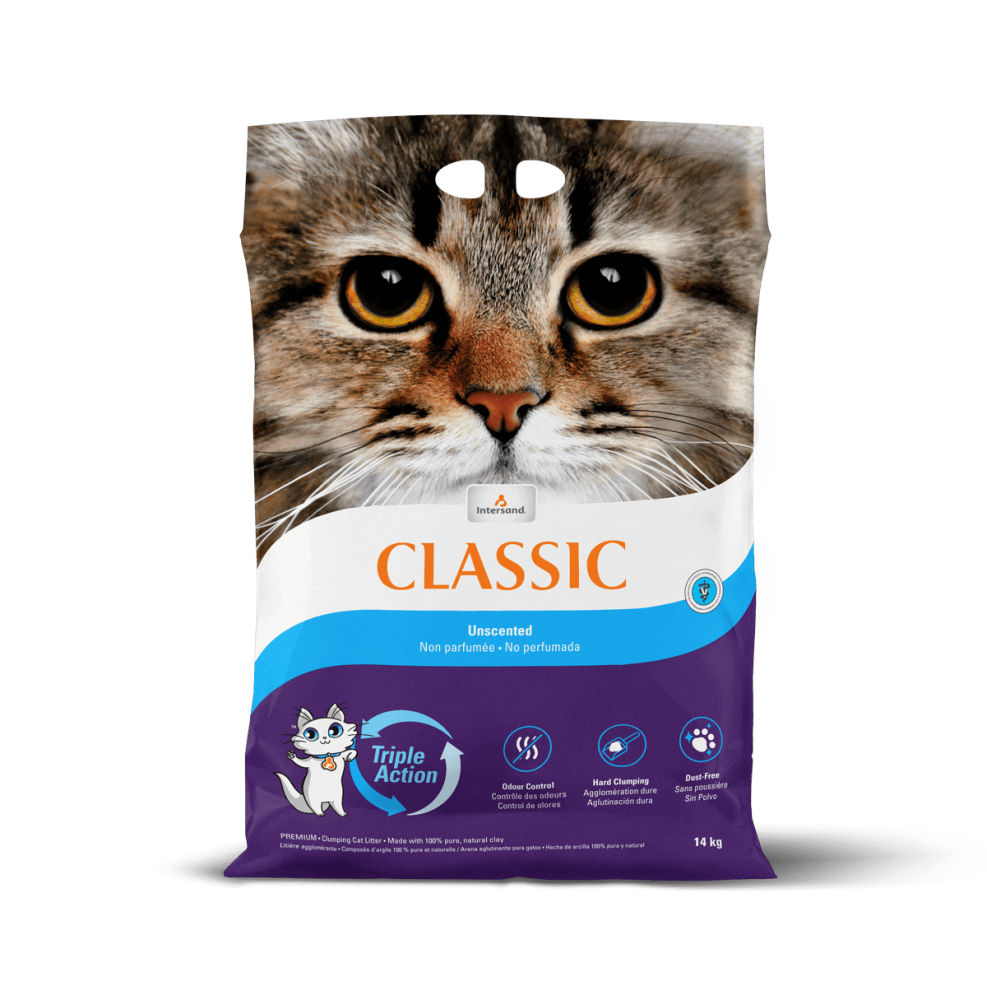 Intersand Classic Triple Action Odorless Cat Litter