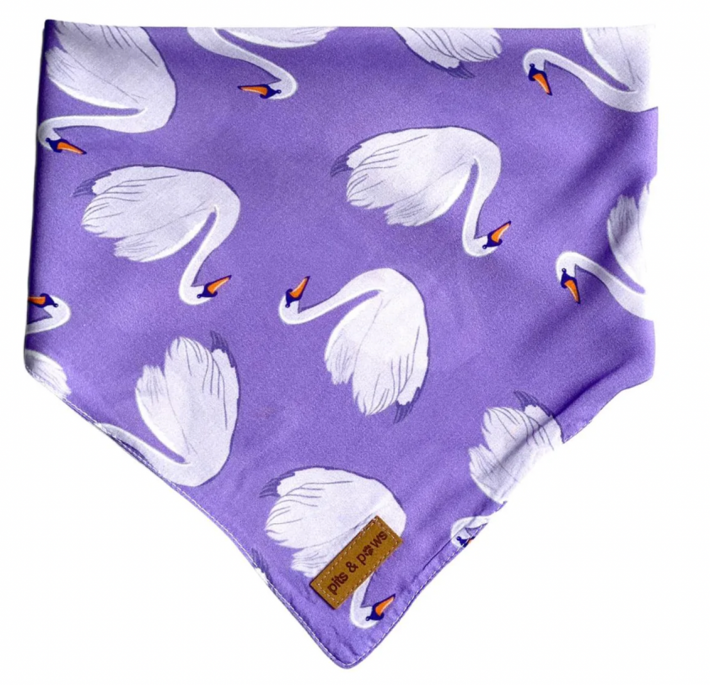 SWAN BANDANA For Dog and Cat