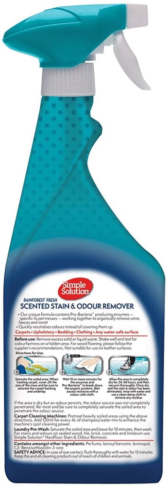 Simple solution enzymatic outlet cleaner