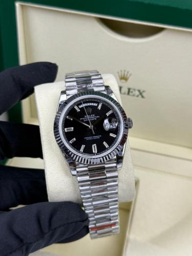 ساعة رولكس داي ديت رجالية مكينة أوتوماتيك كوبي سويس القطر 40 مم السير