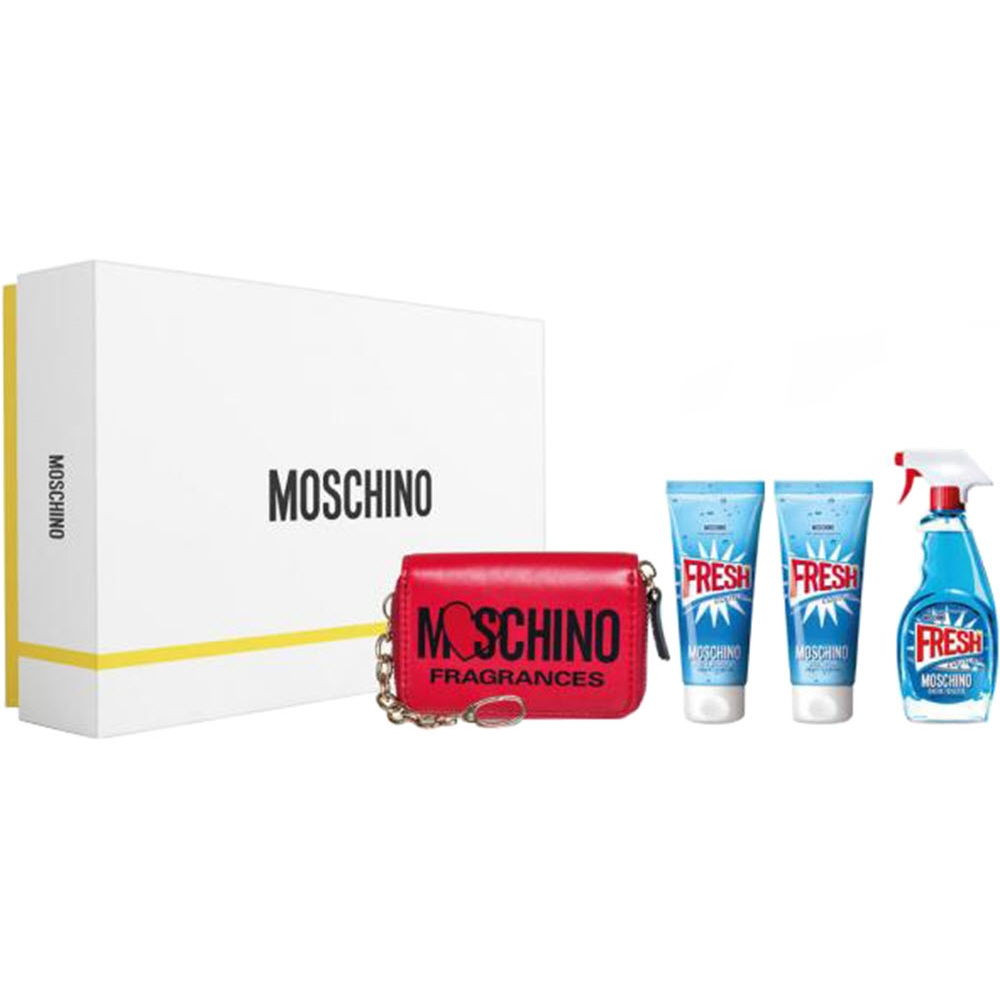 Moschino Gold Fresh Couture Womens Gift Set 100ml edp body lotion shower  gel NEW | eBay