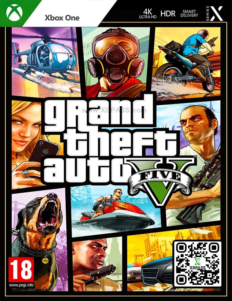 Grand Theft Auto V XBOX ONE |  رمز رقمي تنشيط مدى الحياه