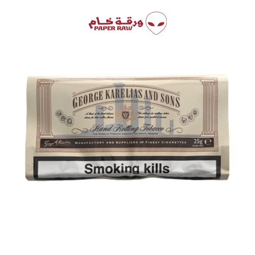 karelia rolling tobacco George Karelias and Sons Hand : r/RYO George Karelias White Smooth 25g