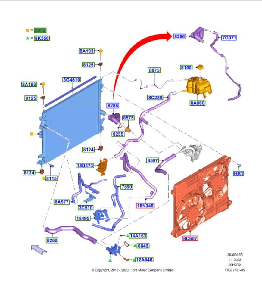خرطوش رديتر تحتاني ماء ايدج 24/15⭐⭐⭐