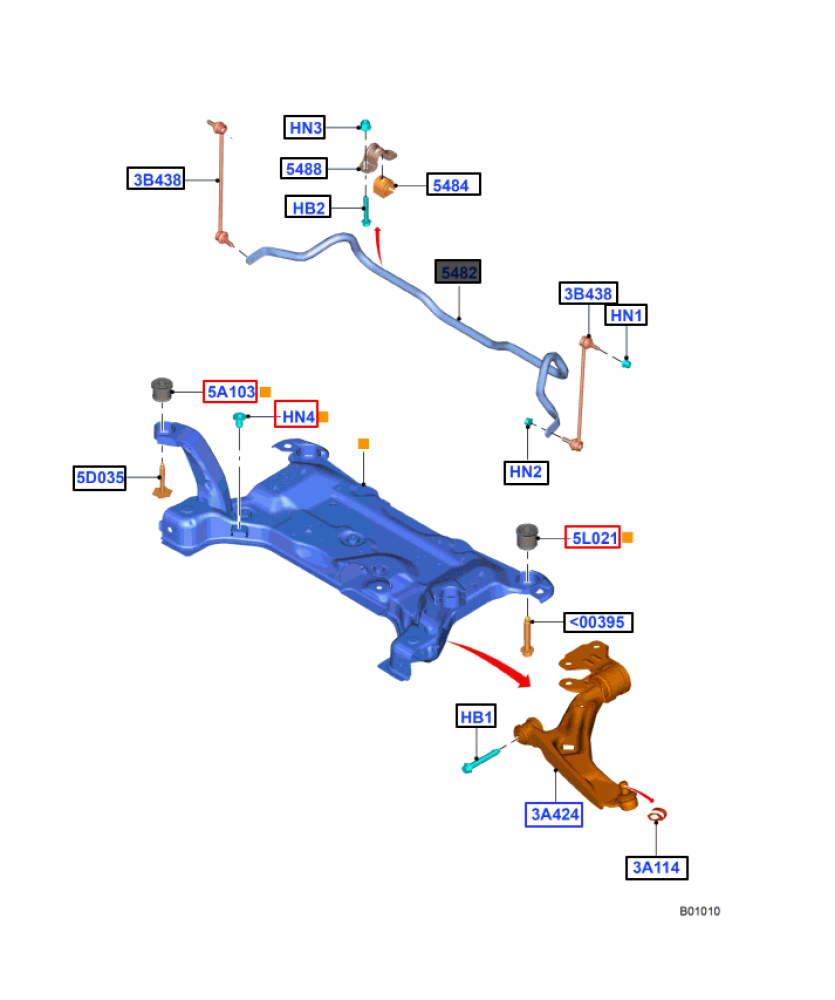 مسمار توازن امامي فوكس 18/12⭐⭐⭐