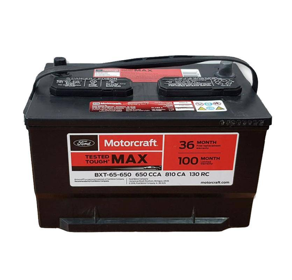 بطارية فورد MOTORCRAFT 65/650 ضمان ثلاثة سنوات شركة⭐⭐⭐