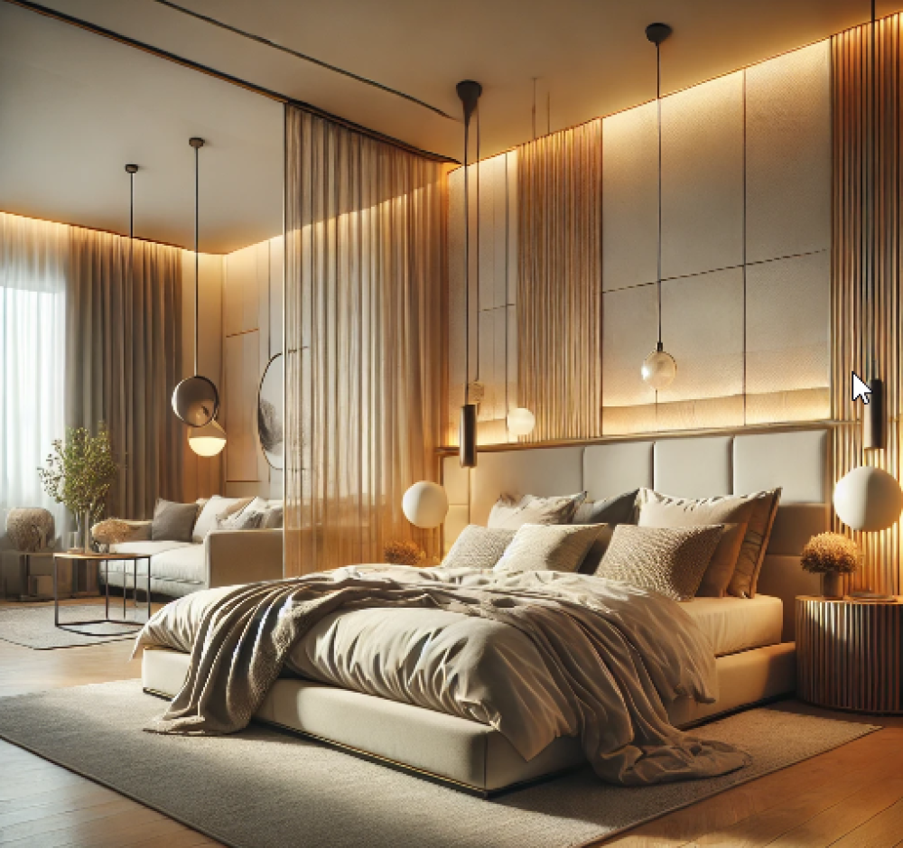 أفكار مبتكرة لتصميم داخلي عصري لغرفة النوم الرئيسية: طريقه تحويل مساحتك إلى ملاذ مريح.