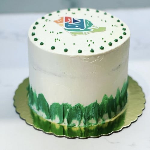 كيكة اليوم الوطني السعودي