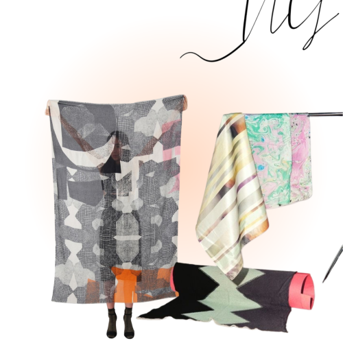 تصميم خاص لقماش برسمه رقمية