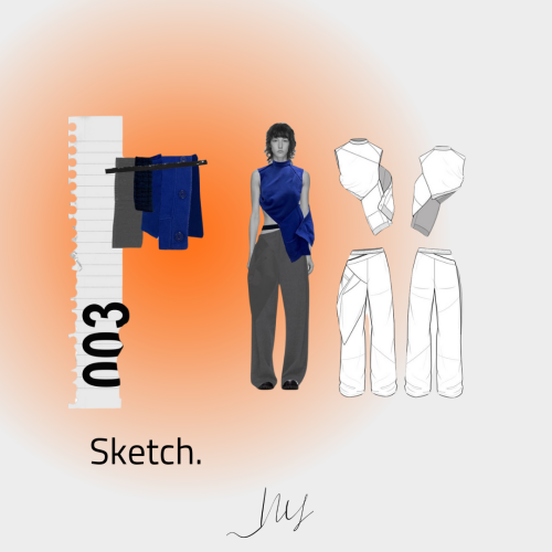 خدمة تصميم ورسم الازياء للتاجر | Sketch