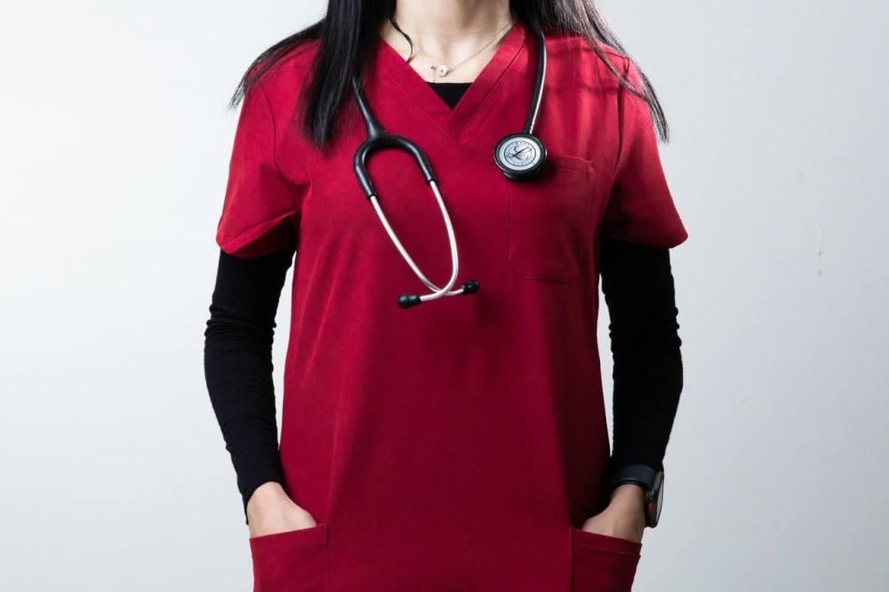 سكراب نسائي احمر