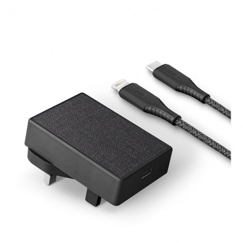 بكج شاحن يونيك جداري بتقنية PD فوترا مع كيبل لايتننج تايب سي أبل