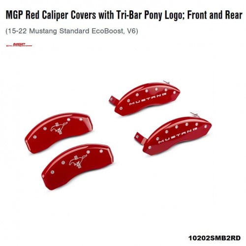 MGP Caliper Covers Mustang EcoBoost, V6 (2015-2023...