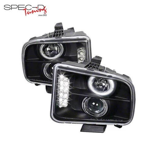Headlights SPEC-D Halo Projector Mustang 2005-2009