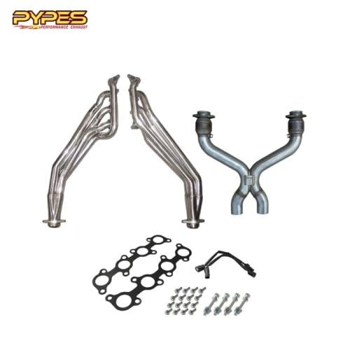 Pypes Long Headers with X-Pipe Mustang GT 2011-201...