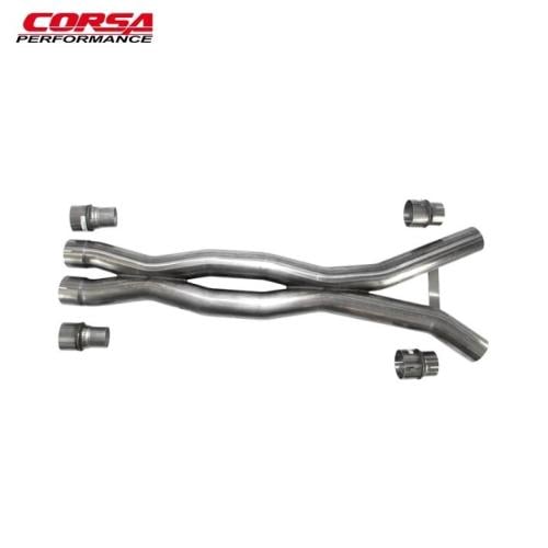 Corsa 14327 Double X-Pipe 3" Mustang GT 2015-2025