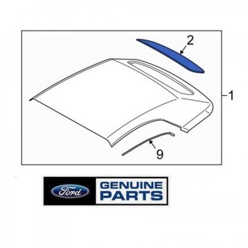 Convertible Top-Back Glass Mustang 2015-2025