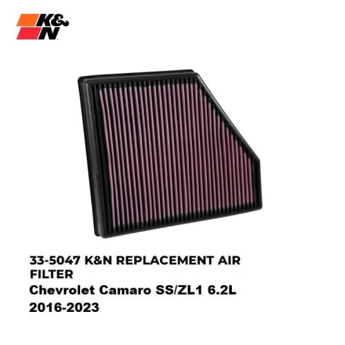 KN Air Filter 33-5047 Camaro SS/ZL1 6.2L 2016-2023