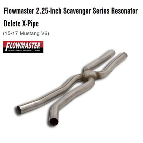 Flowmaster 81107 X-Pipe Mustang V6 (2015-2017)