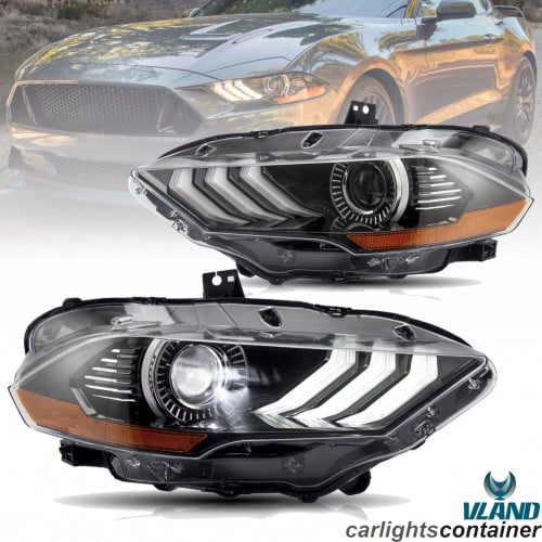 Headlights VLAND full LED Mustang 2018-2023