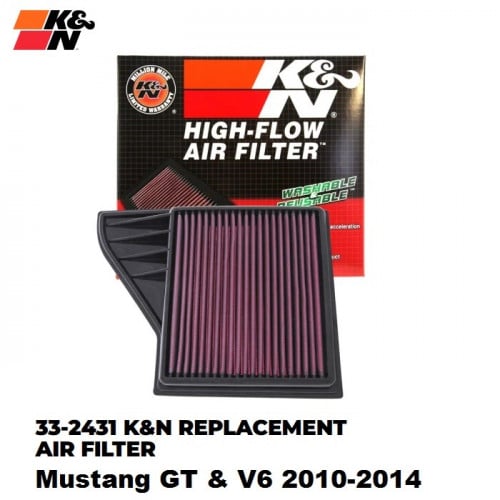 KN Air Filter 33-2431 Mustang 2010-2014