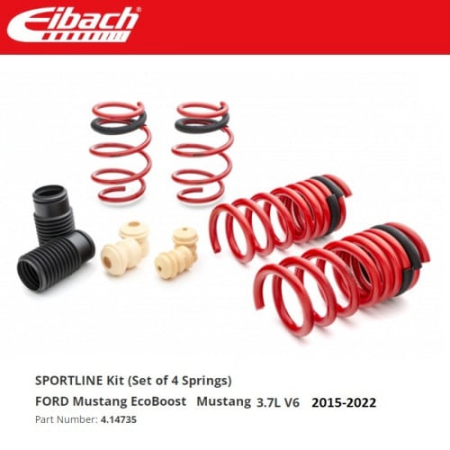 Eibach Sportline 4.14735 Mustang V4 and V6 (2015-2...