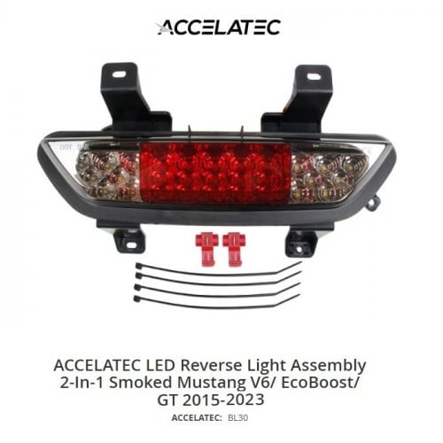 ACCELATEC Reverse Light Assembly 2-In-1 Smoked Mus...