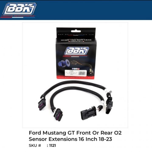 BBK O2 Sensor Wire Extension Front Or Rear Pair Mu...