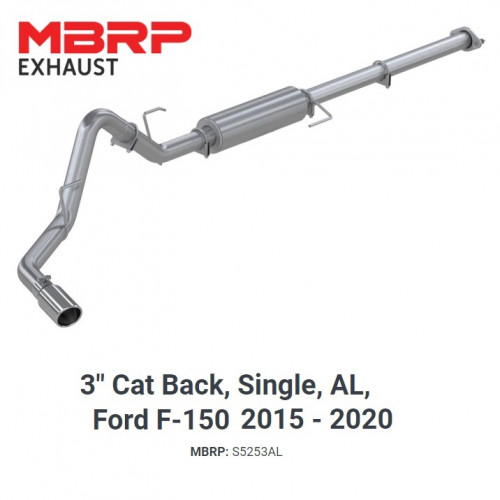 MBRP Cat Back S5253AL F150 (2015-2020)