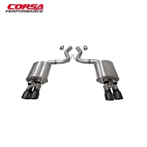 Corsa Axle Back 21002BLK Mustang GT Active Exhaust...
