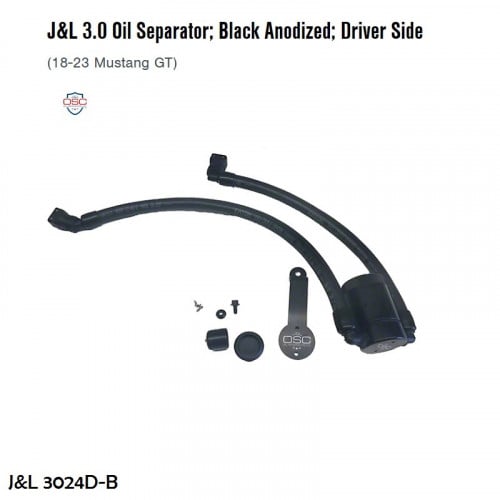 JLT Driver Side Oil Separator 3024D-B Mustang GT 2...