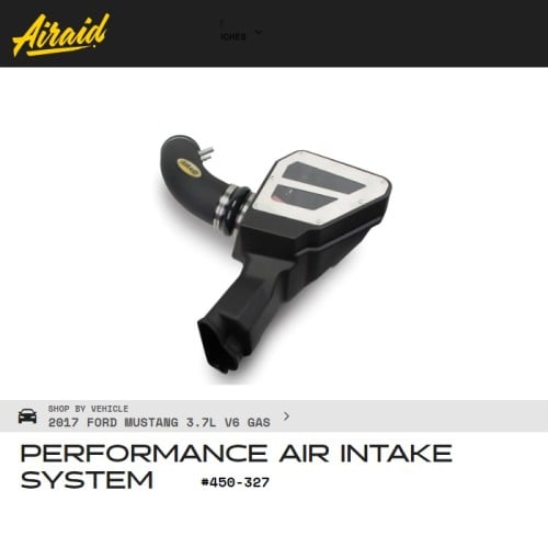 Airaid Cold Air Intake Oiled 450-327 Mustang V6 (2...